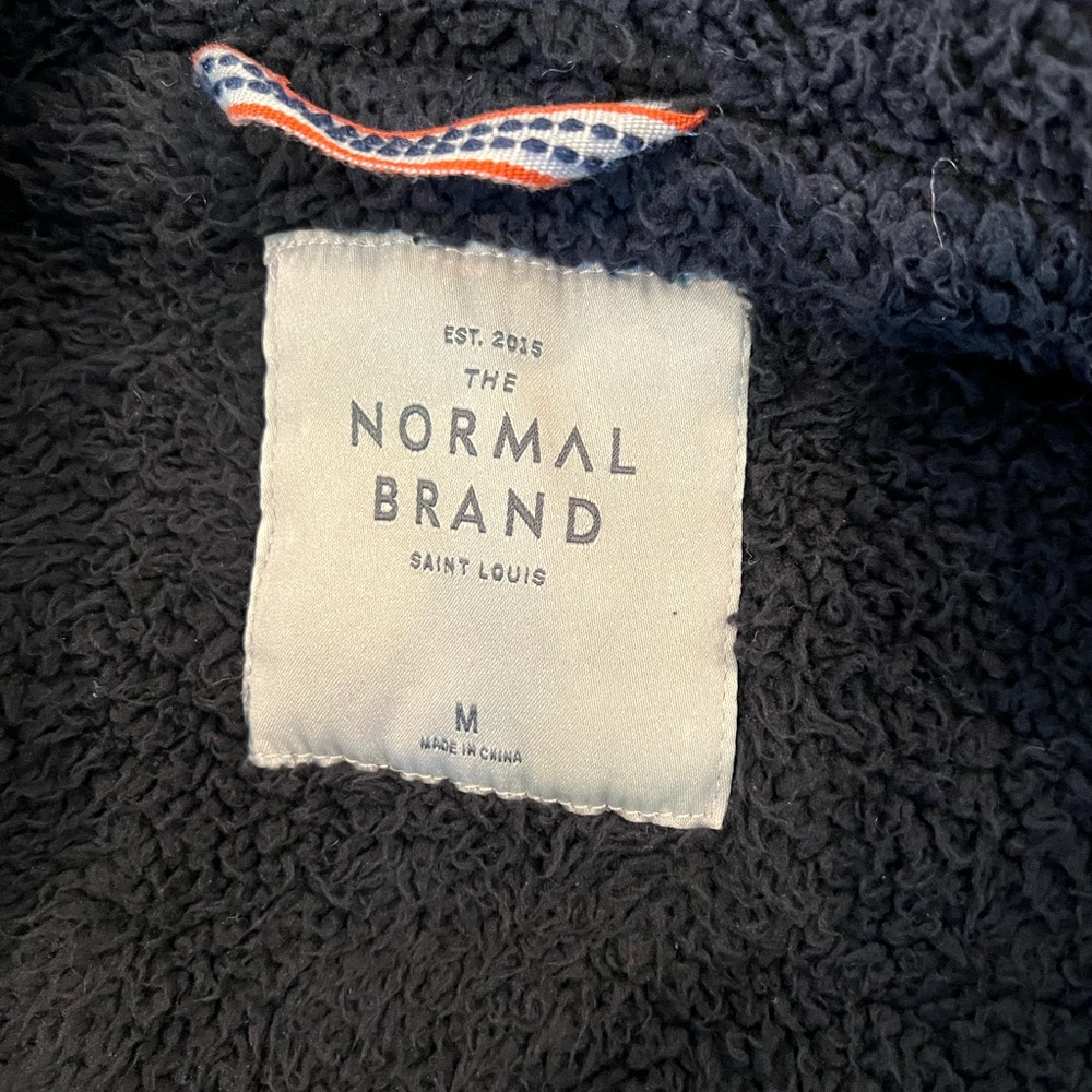 The Normal Brand Women's Denim Moto Jacket, Faded Black, Size Medium, NWT - Picture 5 of 8